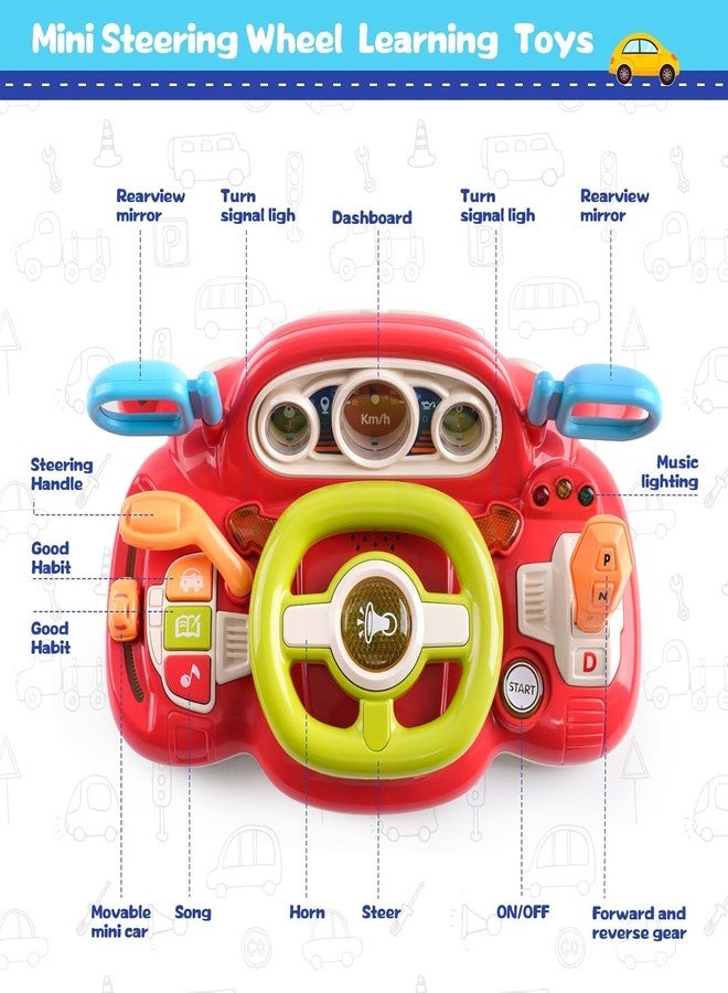 Jet Roy Creative Simulation Steering Wheel Toy for Boy Girl Interactive Driving and Sounds Engaging Learning Safe High-end Design - Image 2